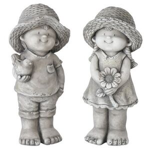 Набор садовых фигур Энни и Гектор - Floreale Pentolle 42 см, 2 шт Boltze фото 15