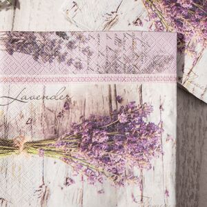 Бумажные салфетки Lavande Leony 17*17 см, 20 шт Boltze фото 2