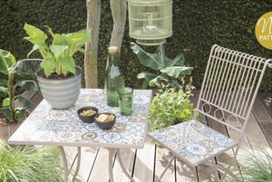 Комплект садовой мебели с мозаикой Гран Тулуз: 1 стол + 3 стула Kaemingk фото 5
