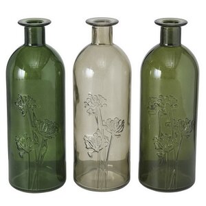 Набор стеклянных ваз Landette Botaniko 21 см, 3 шт Boltze фото 6