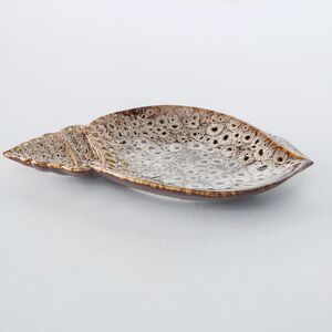 Набор керамических тарелок для закусок Ракушки Shellea 15-20 см, 2 шт Boltze фото 5