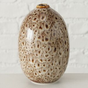 Фарфоровая ваза Шеллеа 15 см коричневая