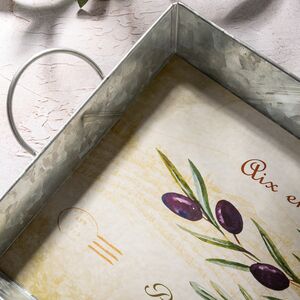 Набор металлических подносов Armando Olivia 38-46 см, 2 шт Boltze фото 2