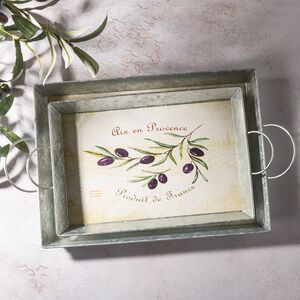 Набор металлических подносов Armando Olivia 38-46 см, 2 шт Boltze фото 5