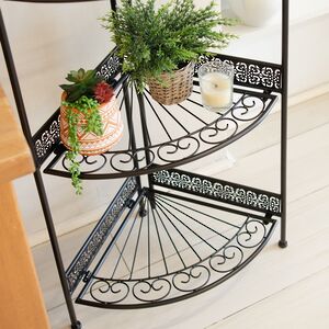 Металлический стеллаж для цветов Maddison 160*52 см, складной Boltze фото 2