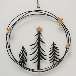 Декоративное панно Oslo Forest 30 см (Boltze, Германия). Артикул: 2026408-1