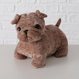 Дверной стоппер Пес Вальдемар 22 см коричневый (Boltze, Германия). Артикул: 2027797-1