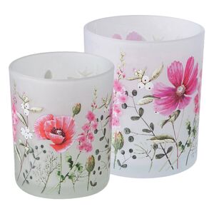 Набор стеклянных подсвечников Futrone Flowers 8-10 см, 2 шт Boltze (Больтце) фото 6