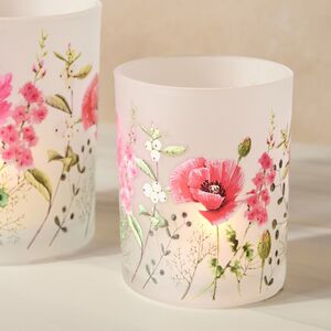Набор стеклянных подсвечников Futrone Flowers 8-10 см, 2 шт Boltze (Больтце) фото 3