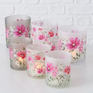 Набор стеклянных подсвечников Futrone Flowers 8-10 см, 2 шт Boltze (Больтце) фото 5