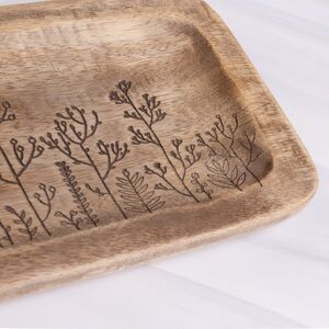 Деревянный поднос Bloma 35*13 см светлое дерево Boltze фото 2