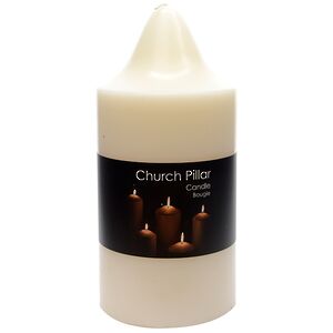 Большая свеча 130 часов горения, 30*9.5 см, слоновая кость (Kaemingk, Нидерланды). Артикул: 203163