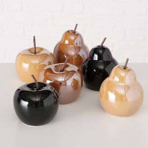 Фарфоровые статуэтки Merly - Яблоко и Груша 14 см, 2 шт, медовые Boltze фото 2