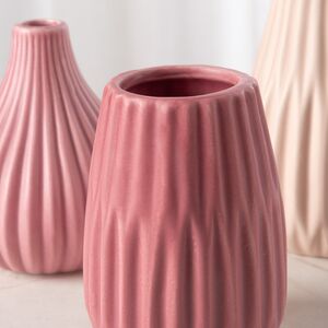 Набор керамических ваз Вилма Пинк 13 см, 3 шт Boltze (Больтце) фото 6