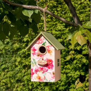 Садовое украшение Скворечник Mondoro 22*15 см зеленый