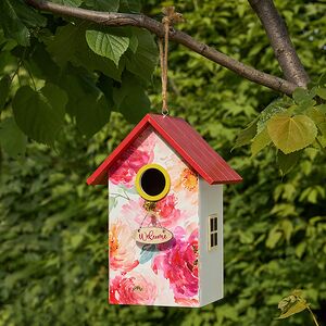 Садовое украшение Скворечник Mondoro 22*15 см красный