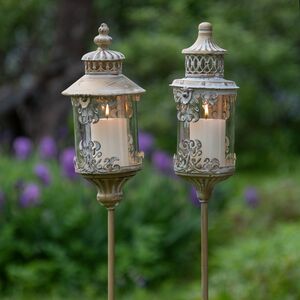 Садовый фонарь-подсвечник Монтальчино 128 см, штекер Boltze фото 4