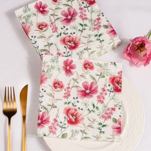 Бумажные салфетки Futrone Flowers 17*17 см, 20 шт