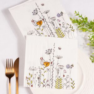 Бумажные салфетки Muermos Florale 17*17 см, 20 шт