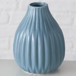 Фарфоровая ваза Concordia 12 см голубая Boltze фото 1