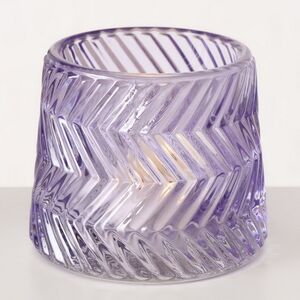 Набор стеклянных подсвечников Apperto 8 см сиреневый, 4 шт Boltze (Больтце) фото 3