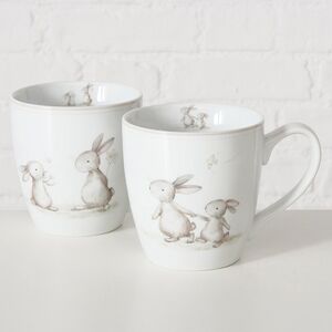 Фарфоровая кружка Кролики Бенсон 480 мл Boltze (Больтце) фото 7