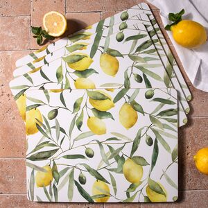 Набор плейсматов Citronella 40*30 см белый, 4 шт Boltze фото 4