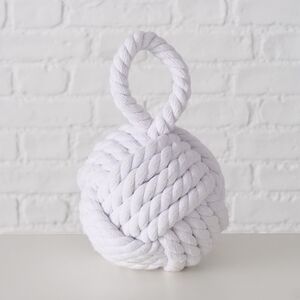 Дверной стоппер Кноттен 23 см белый Boltze фото 1