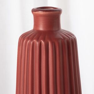 Керамическая ваза Дижон 17 см бордовая Boltze (Больтце) фото 2