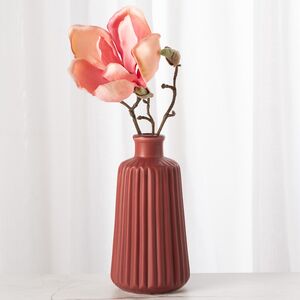 Керамическая ваза Дижон 17 см бордовая Boltze (Больтце) фото 4