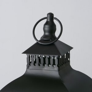 Набор металлических подсвечников-фонарей Alona Garda 43-55 см черный, 2 шт Boltze фото 3