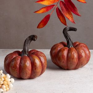 Декоративная фигурка Тыква Фраскати 13 см (Boltze, Германия). Артикул: 2037690