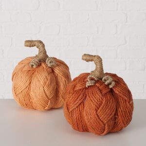 Декоративная фигурка Тыква Черизола 20 см персиковая Boltze фото 6