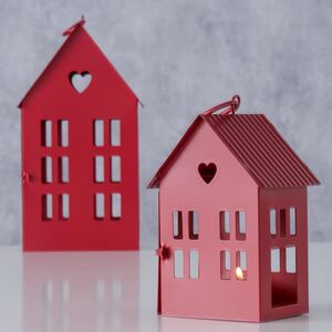 Набор подсвечников-домиков Arcentales 14-25 см, 2 шт Boltze фото 4