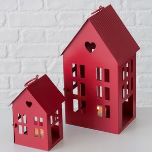 Набор подсвечников-домиков Arcentales 14-25 см, 2 шт Boltze фото 1