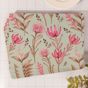 Набор плейсматов Bonjour Provence 40*30 см бирюзовый, 4 шт