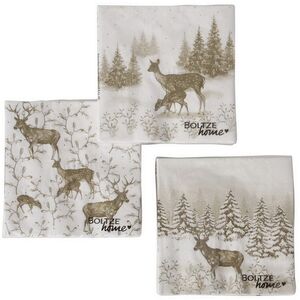 Бумажные салфетки Олень в Лесу 17*17 см, 20 шт Boltze фото 2