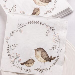 Бумажные салфетки Птички Гуаспес 17*17 см, 20 шт Boltze (Больтце) фото 2