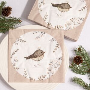 Бумажные салфетки Птичка Уэльяс 17*17 см, 20 шт Boltze (Больтце) фото 1