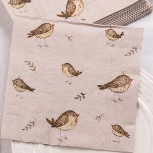 Бумажные салфетки Птички Тринчерас 17*17 см, 20 шт Boltze (Больтце) фото 2