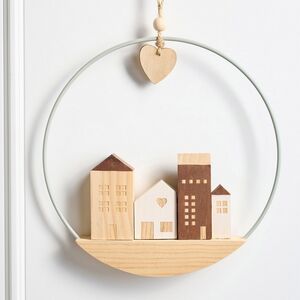 Декоративное панно Улочка Хельсингборга 25 см (Boltze, Германия). Артикул: 2038954-1