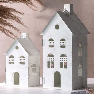 Набор подсвечников-фонарей Olesund 20-30 см белый, 2 шт Boltze фото 3