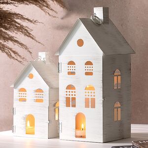 Набор подсвечников-фонарей Olesund 20-30 см белый, 2 шт Boltze фото 6