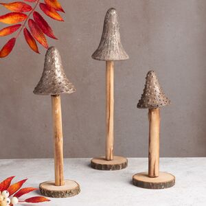 Набор декоративных фигурок Грибы из Уистманского Леса 21-31 см, 3 шт