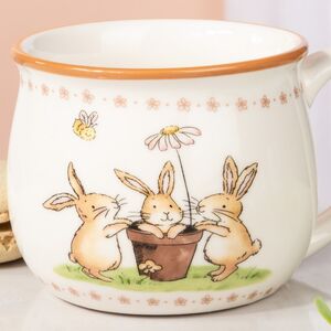 Фарфоровая кружка Кролики: Джереми с друзьями 180 мл Boltze (Больтце) фото 2
