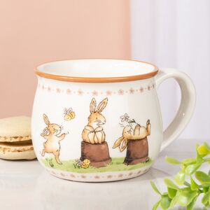 Фарфоровая кружка Зайчата: Джереми и Друзья 180 мл