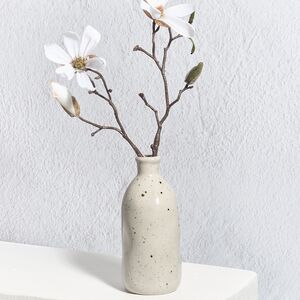 Керамическая ваза для цветов Фуэнте-Аламо 15 см кремовая