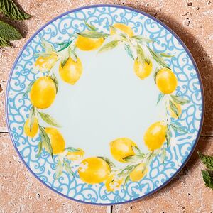 Набор подставок под кружки Capri Lemony 10 см голубой, 4 шт Boltze (Больтце) фото 2
