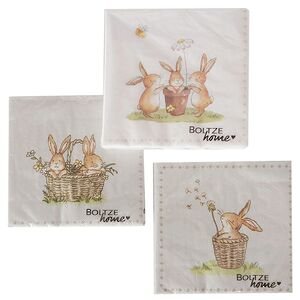 Бумажные салфетки Bunny Jeremy 17*17 см, 20 шт Boltze (Больтце) фото 2