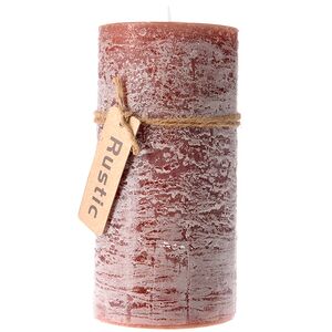 Декоративная свеча Рустик, 70*100 мм, кофейная (Kaemingk, Нидерланды). Артикул: 204539